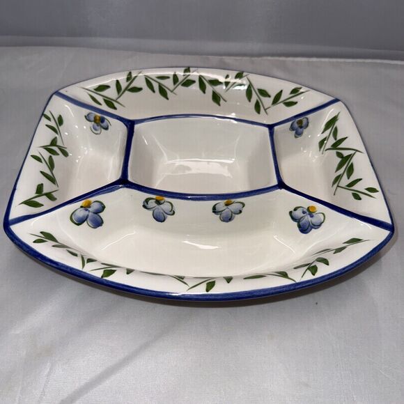 Made in Portugal RCCL by Jay Willfred 5 section ceramic dish Andrea Sakek - Picture 4 of 10